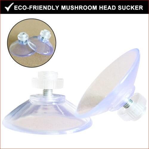 Hot 4Pcs With M4 Thread 40mm Suction Cups With Knurled Nut Clear for Kitchen Suction cup with screw Storage Hanger Home Tools