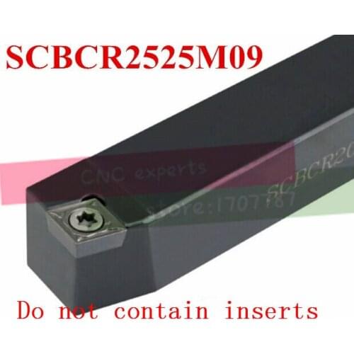 SCBCR2525M09 25*25*150MM Metal Lathe Cutting Tools Lathe Machine CNC Turning Tools External Turning Tool Holder S-Type SCBCR/L