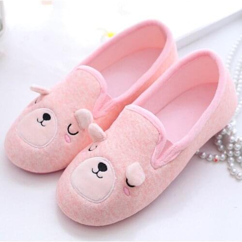 2019 Ladies New Spring And Summer Flat Shoes Soft Bottom Home Month Shoes Maternal Postpartum Non-slip Slippers Women