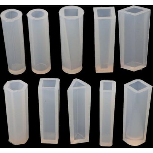 10 Shapes DIY Liquid Resin Silicone Molds for Making Jewelry Necklace Pendant