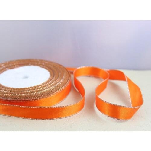 10 yards/lot 12mm orange double side gift wrapping decoration Christmas ribbon with high quality sewing/garment accessories