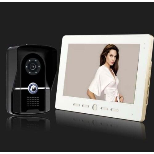 2015 New Intercom System / audio door phone , Luxury 10 inch Video door phone,700 TVLine HD camera ,waterproof cover 1 V 1