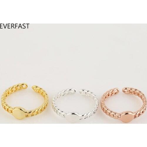 3pc/Set Cute Watch Shaped Ring Silver Gold Rose Gold Color Adjustable Finger Rings Set Women Jewelry Accessories Free Shipping