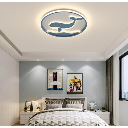 40cm Pink/Blue Modern chandelier For Childrens room Girls boys room led techo fixtures Modern led Chandelier indoor lighting