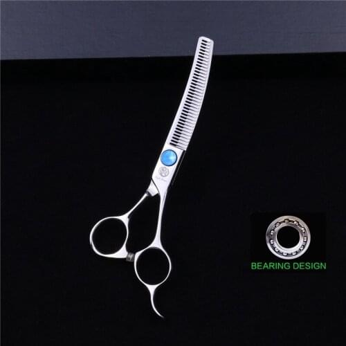 6.5 inch Thinning Shears Metal of Stainless Steel Titanium Professional Hairdressing Scissors Salon Barber Hot Shears Japanese