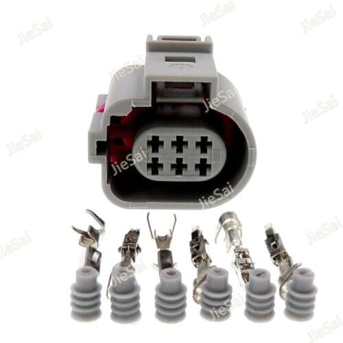 6 Pin 1J0973713G/1J0 973 713 Female Automotive Connector 1.5 Waterproof Auto Plug 4212 1200/42121200 For VW