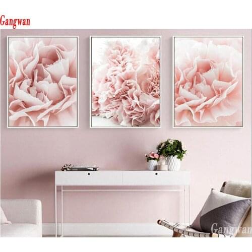 5d DIY Diamond Painting Cross Stitch kits pink rose flower diamond Mosaic picture,Diamond Embroidery beads,handicraft,pattern