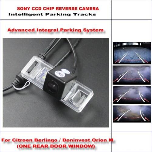 Car Rear Camera For Citroen Berlingo/For Doninvest Orion M 2008-2015 Intelligent Parking Tracks NTSC RCA AUX HD CCD SONY CAM