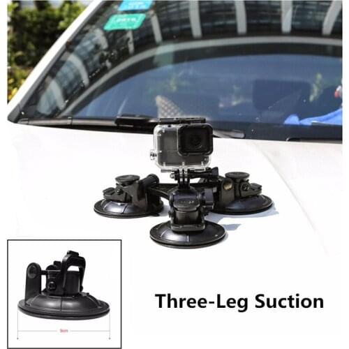 Go Pro 9 Accessories Car Suction Cup for GoPro Hero 9 8 7 5 Black SJCAM SJ7 Yi 4K H9 Action Camera Mount Window Glass Sucker