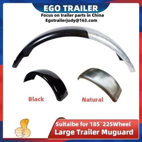 EGO TRAILER Steel Trailer Mudguard Pair Black powder-coated 14-15" Wheels fenders,trailer accessories, trailer components