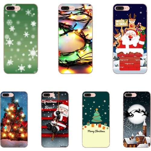 Merry Christmas Top Detailed Popular Soft TPU Covers Cases For Xiaomi Redmi Note 2 3 3S 4 4A 4X 5 5A 6 6A Pro Plus