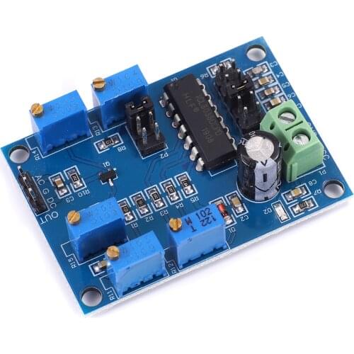 ICL8038 Signal Generator Medium/Low Signal Frequency 10Hz-450KHz Triangular/Rectangular/Sine Wave Generator Module 12V to 15V