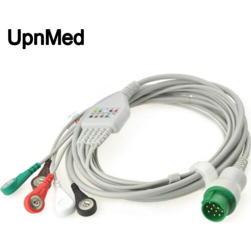 Biolight M Series 5 Lead Snap Type ECG Cable