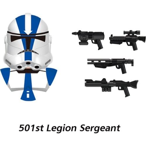 Republic Commando 501st Clone Trooper Building Blocks Force 99 Hunter Crosshair Wrecker Echo Cody Rex Star Brick Figure Wars Toy