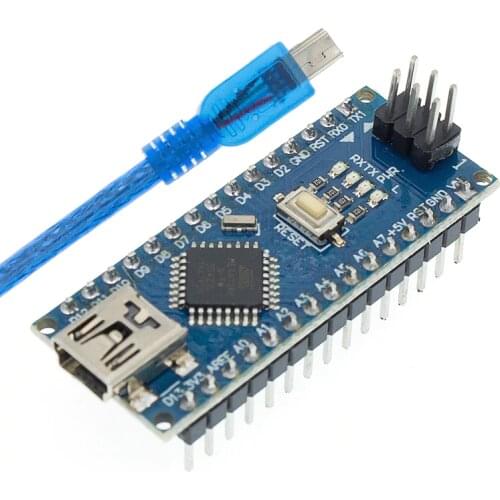 10PCS Nano With the bootloader compatible Nano 3.0 controller for arduino CH340 USB driver 16Mhz Nano v3.0 ATMEGA328P