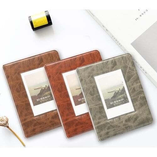 Gosear 64 Pocket Classic Mini Photo Album Book for Fuji Fujiflm Instax Mini 7s 8+ 9 25 26 50s Polaroid PIC-300 Z2300 Snap Touch