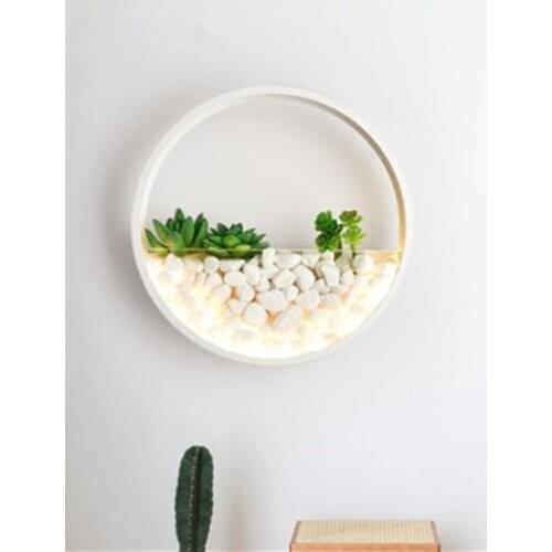 Nordice vintage nordic decoration home mirror light glass ball corridor wall lamp aisle bedside wall lamp