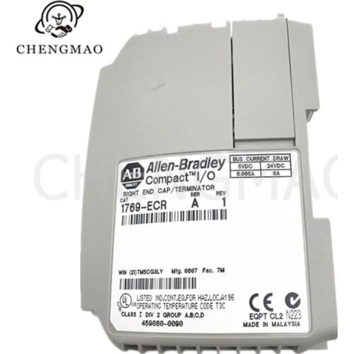 New Original AB Allen Bradley PLC Compactlogix 1769 ECR Right End Cap Module 1769-ECR