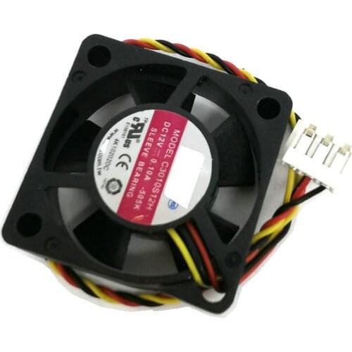 New Original for AVC C3010S12L DC12V 0.07A C3010S12H 0.10A 30x30x10MM 3Lines Cooling Fan