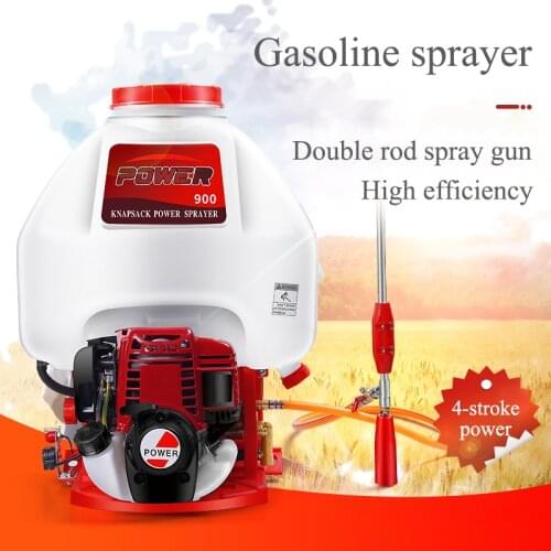 Pesticide sprayer four-stroke knapsack sprayer gasoline engine fight drugs high pressure orchard tree agricultural pump artifact
