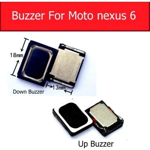 Genuine Up/Down Loud Speaker and Ear speaker Buzzer For Motorola Nexus 6 XT1100 XT1103 Louder Speaker Ringer Replacement Parts