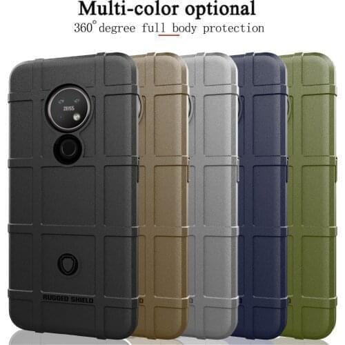 10pcs/Lot Rugged Shield Phone Case For Nokia G10 G20 X10 X20 1.4 5.4 2.4 3.4 1.3 2.3 5.3 8.3 6.3 3A 3V 3C Silicone