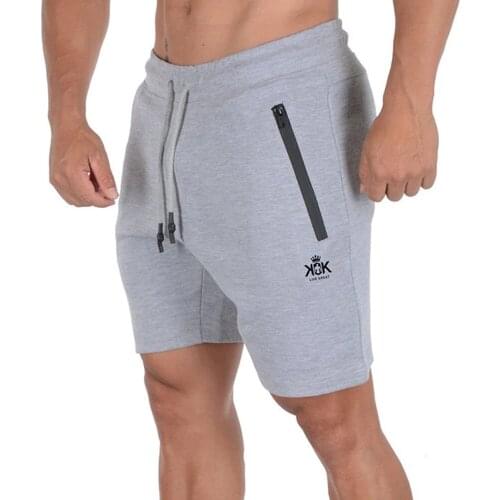 New Running Sport Shorts Mens Cotton Short Pants Gym Fitness Bodybuilding Training Bermuda Summer Male Crossfit Workout Bottoms
