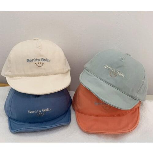 Baby Summer Baseball Cap Cute Letter Baby Boy Girl Sun Hats Outdoor Toddler Kids Adjustable Visor Caps