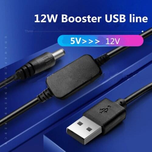 USB Boost Converter DC 5V to 12V 1A USB Step-up Converter Cable 12w For Power Supply/Charger/Power Converter