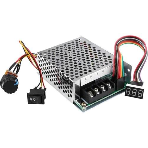 PWM DC10-55V 12V 24V 36V 48V 60A PWM DC Motor Speed Controller Reversible Switch Set DC Brush Motor Tools Accessories Supplies