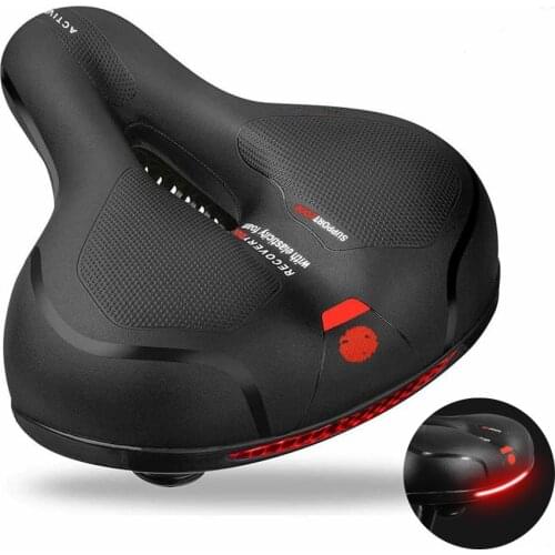 Bicycle Saddle Thickened Sponge Casual Off-road Cycling Seat Road MTB Bike Wide Soft Pad Comfort Cushion Bicycle Saddle Seat