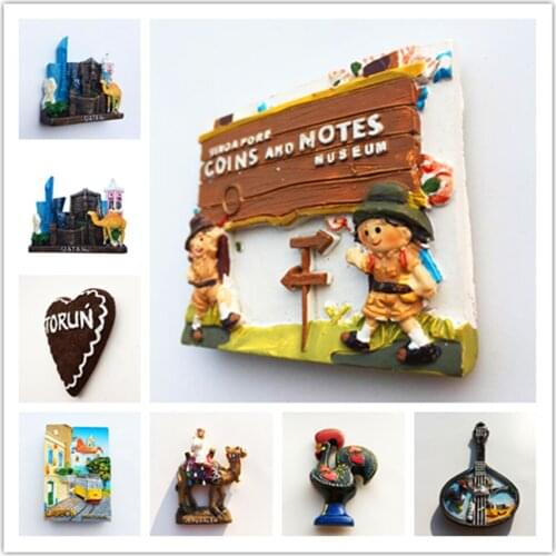 The whole world Europe and America Refrigerator Magnets Tourist Souvenir fridge magnet Travel Gifts Magnetic Fridge Stickers
