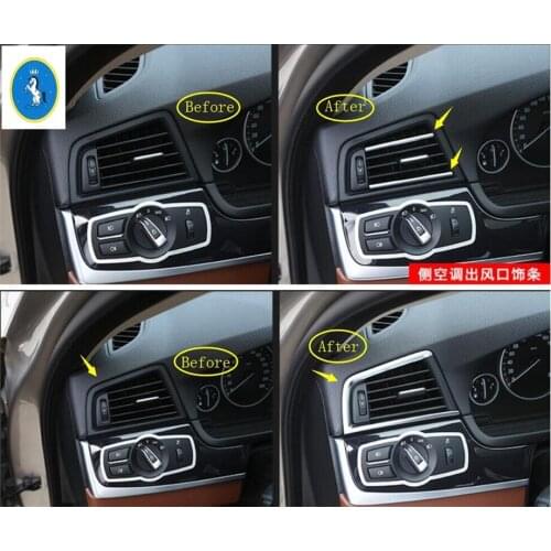 Yimaautotrims Accessories Interior Inside Air Conditioning AC Outlet Vent Cover Trim For BMW 5 Series F10 525i 535i 2011 - 2016