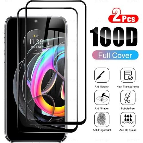 2Pcs Full Cover Protective Glass For Motorola Edge 20 Lite Tempered Glass For Moto Rola Edge20 20Lite 6.7" Screen Protector Film