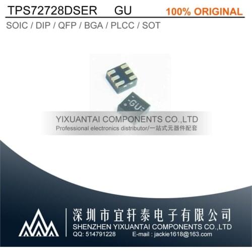 10pcs/lot 50pcs/lot 100pcs/lot Free shipping 100% original TPS72728DSER TPS72728 72728 GU SON6