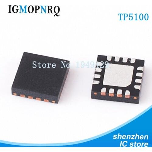 5pcs/lot TP5100 QFN battery charge management IC Nanking Extension new