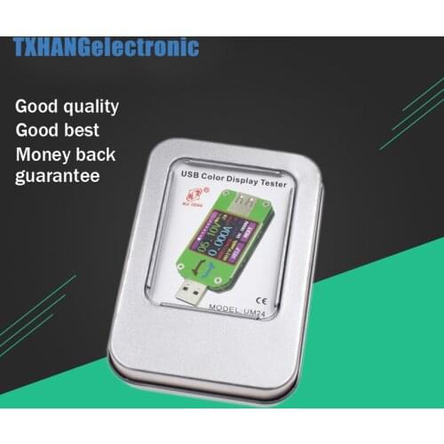 UM24/UM25C USB Type-C Color LCD Battery Charge Tester Voltage Current Meter diy electronics