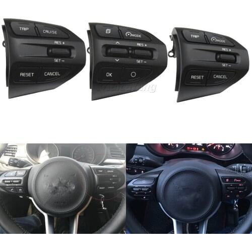 For KIA K2 RIO 2017 2018 2019 2020 2021 RIO X LINE Steering Wheel Remote Bluetooth Cruise Control Volume Multifunction Button