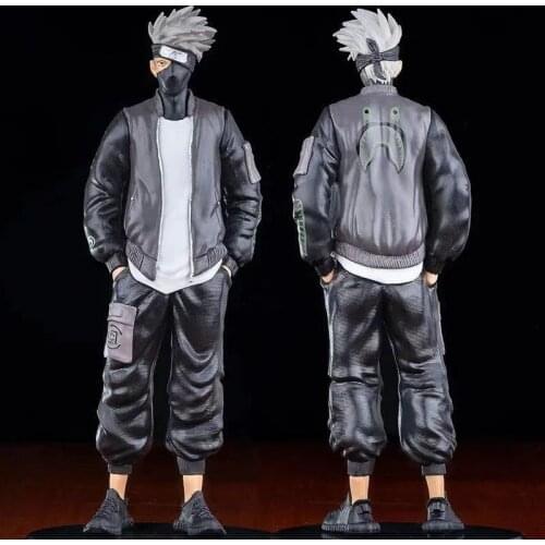 31cm Anime Figures Hatake Kakashi Antistress PVC Action Decoration Collection Figurine Toys Model Home Decor Fidget Toy Kid Gift