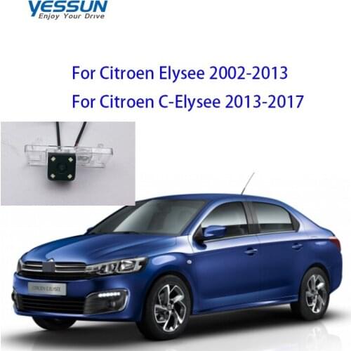 Yessun Auto Car Accessories license plate camera Car Rear View Camera Waterproof For Citroen Elysee 2002-2013 Reverse Backup cam