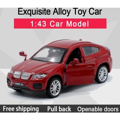 New Arrival Caipo 1:43 X6 Alloy Diecast Car Model Toy With Pull Back /For Children Gifts /Educational Toy Collection