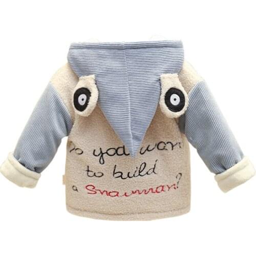 Fashion Winter Baby Boys Girls Clothes New Children Thick Hooded Jacket Toddler Casual Costume Infant Clothing Kids Sportswear