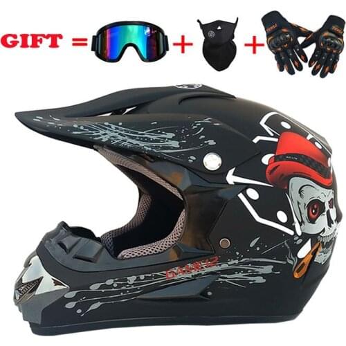 Motorcycle helmet cross country helmet four seasons male cross country HELMET SMALL helmet goggles glove mask