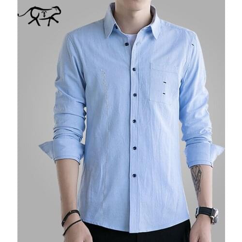 2018 New Arrival Brand Shirts Men Autumn Business Shirt Mens Short Sleeves Social Turn-down Collar Tuxedo Shirt Slim fit M-5XL