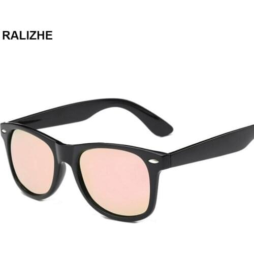 Men Women Fashion Polarized Sunglasses Tortoise Classic Retro Vintage Brand Design Square Sun Glasses Driving Pink Mirror UV400