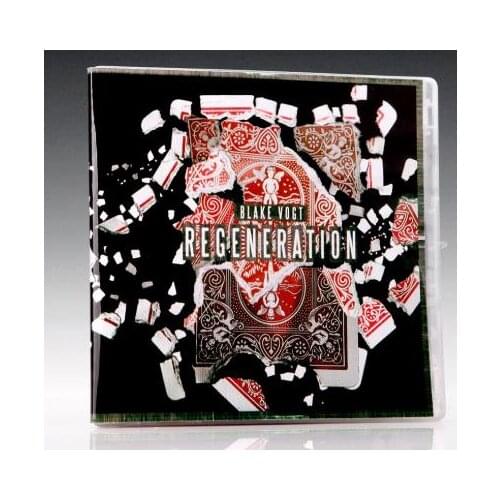 Regeneration by Blake Vogt (8pcs Gimmicks + DVD),Card Magic,Illusion,Fun,Magic Tricks,Street Magic,Mentalism,Close up Magician