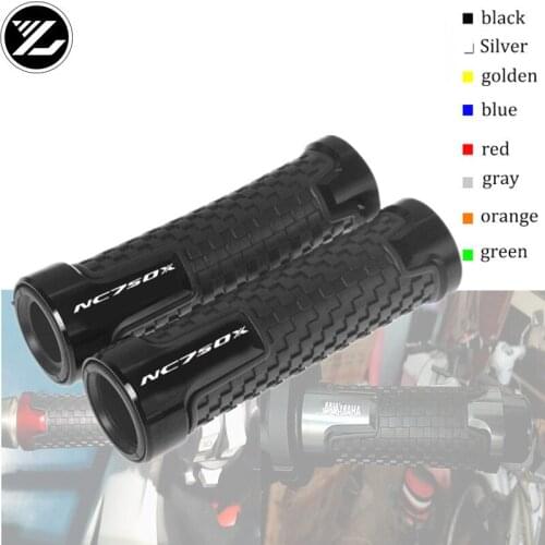 Handle 7/8"22mm Motorcycle handlebar grips & handle bar ends hand cap for HONDA NC 750 X NC750X NC 750X 2016 2017 2018 2019