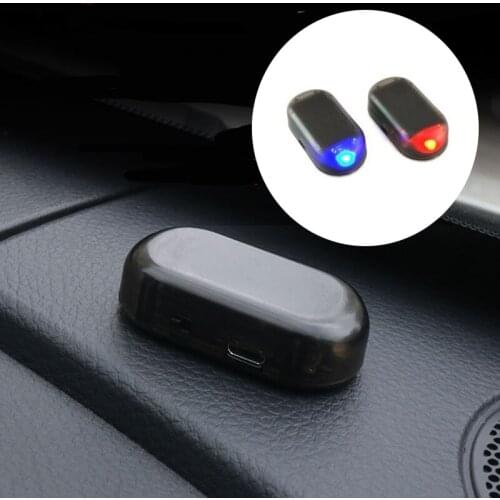 New 1PCS Universal Solar Car Alarm LED Light for Chevrolet Cruze TRAX Aveo Lova Sail EPICA Captiva Malibu Volt Camaro Cobalt