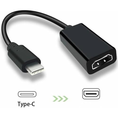 USB Type C to HDMI-compatible--compatible Adapter USB 3.1 USB-C to HDMI-compatible--compatible Adapter Male to Female Converter
