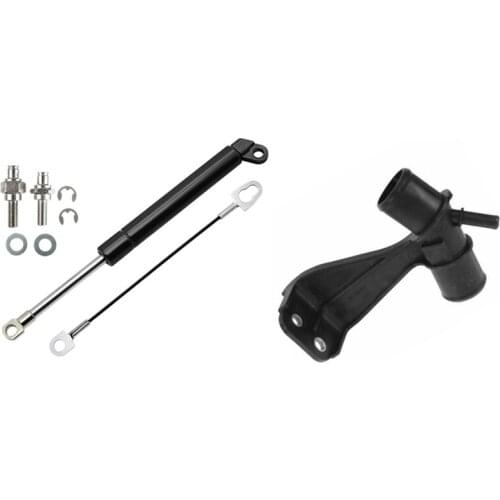 1Pcs Steel Rear Tailgate Slow Down Shock Up Lift Gas Struts With Cooling Connecting Pipe Flange